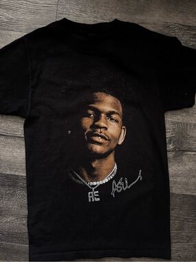 Icy Anthony Edwards Black Slim Fit T-shirt Size XS